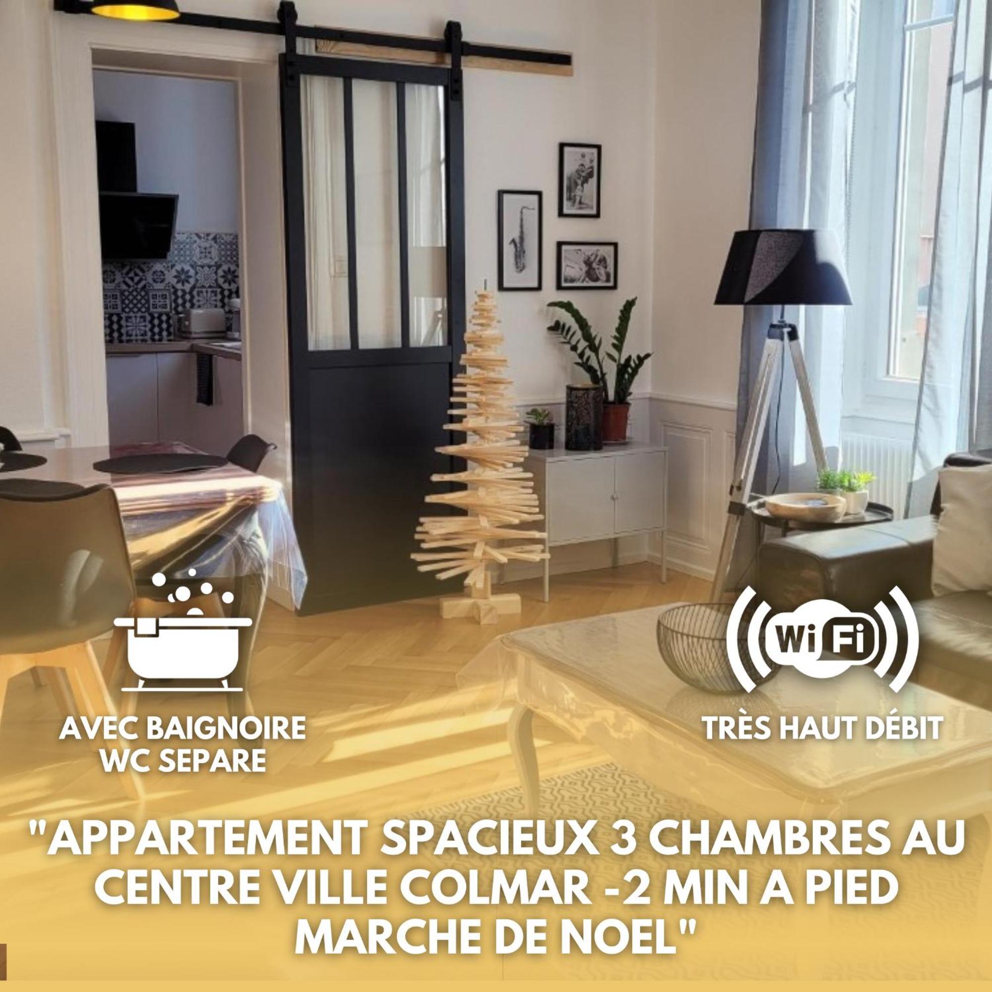 Gite Attrape Rêves COLMAR Centre VILLE 6 couchages 3 grandes chambres Exterior foto